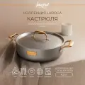 Кастрюля 4,5 л с крышкой Ivlev Chef Ladoga, для индукционных плит