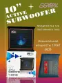 Сабвуфер SYZX V3310, 10, 25см, 2 полосы, встроенный усилитель, 350Вт, черный
