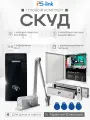 Комплект СКУД Ps-Link KIT-M010EM-350UPS электромагнитный замок с удержанием 350кг, панель доступа с контроллером, EM-Marine