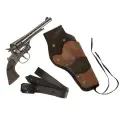 235/0 Набор Ковбой: револьвер 12 пистонов, кобура, ремень, наручники