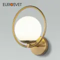 Бра / Настенный светильник Eurosvet Ringo 50289, E27, 60 Вт, цвет золото
