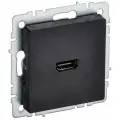 IEK BRITE Розетка HDMI РHDMI-0-БрЧ черная, IEK, арт. BR-H10-K02
