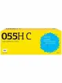 Картридж лазерный T2 TC-C055H C (055H C/3019C002) для Canon i-SENSYS LBP653Cdw/Canon i-SENSYS LBP663Cdw/Canon i-SENSYS LBP664Cx/Canon i-SENSYS MF742Cdw/Canon i-SENSYS MF744Cdw/Canon i-SENSYS MF746Cx с чипом 6000 стр.