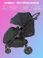 Прогулочная коляска NEW Lux V1 Siesta, черный