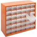 Органайзер пластиковый Gamma с выдвижными ячейками 36 шт. ОМ-036 39.5 x 13.5 x 32 см оранжевый