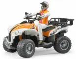 Игрушечный транспорт Bruder - Квадроцикл с фигуркой водителя - Брудер 63000