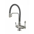 Cмеситель для кухни под фильтр GANZER GZ77025-G*H сатин/серый