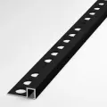 П-образный профиль для плитки алюминиевый Лука ПК11-10, длина 2,7 м, окрас черный 015