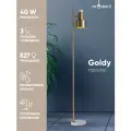 Торшер Moderli V11311-1F Goldy, золотой, белый