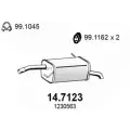Задняя часть глушителя, 147123 ASSO 14.7123