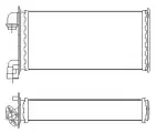 NRF 53543 (1373772 / 64111373772 / 64118391362) радиатор печки BMW (БМВ) e30 1.6-2.5 82-93