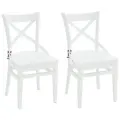 Комплект стульев Аврора Соло венский жесткий, Эмаль белая/Тон 9, 2 шт.