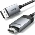 Кабель UGREEN DP119 (15774) DP to HDMI 4K Cable. Длина: 2м. Цвет: черно-серебристый.