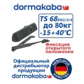 Доводчик дверной Dormakaba TS68, size 2-4 , 90 кг, темно-коричневый, ФОП, с Hold Open