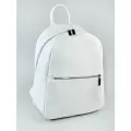 Рюкзак женский классический, стиль минималистический, повседневный экокожа от Skin белый