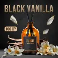 Ароматический диффузор с палочками Black Vanilla 100 мл, ароматизатор для дома и офиса, парфюм для дома AROMAKO