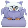 Сова с пледом 3 в 1 Dormeo Совиная Семья Бабушка. Игрушка-подушка