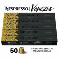 Набор кофе в капсулах Nespresso Venezia, 5 упаковок по 10 капсул, интенсивность 8, производство Швейцария