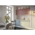 Кухонный гарнитур Нонтон Оливия 2.0 м шарли pink / шарли бриз