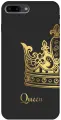 Силиконовый чехол на Apple iPhone 8 Plus / 7 Plus / Эпл Айфон 7 Плюс / 8 Плюс с рисунком True Queen Soft Touch черный