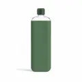 Бутылка с силиконовым чехлом Memobottle Slim, зеленый