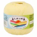 Пряжа Alpina LILY 10 шт. по 50 г 100% мерсеризованный хлопок 175 м №176 бл. желтый