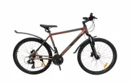 Велосипед двухколесный горный Stels Navigator 620 D V010 коричневый 21 скорость, рама 19, колеса 26