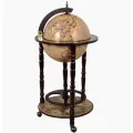 Глобус-бар напольный Jufeng, диаметр 33 см, до 9 бокалов, до 3 бутылок