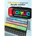 Набор акриловых маркеров (кисть) 240 цветов