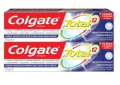 Зубная паста Colgate, Total 12, Профессиональная отбеливающая, 75мл , 2 шт.