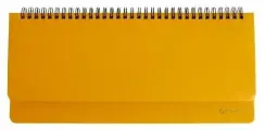 Комплект 3 шт, Планинг настольный недатированный (305x140 мм) BRAUBERG Select, балакрон, 60 л, желтый, 111696