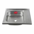 Мойка FABIA м00007 сатин накладная 50х60 см левая без сифона