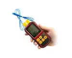 Термометр многоканальный Hti-GM 1312(red), термоэлектрические термометры термопары, цифровой термометр с термопарой