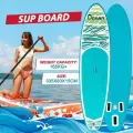 Сапборд FunWater SUPFR03F, противоскользящая накладка, голубой, 335 см x 83 см