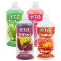 Комплект удобрения для жесткой воды / TriPart Grow + Bloom + MicroHW + FinalPart Finish, 1 л / Terra Aquatica