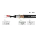 Кабель микрофонный на катушках Roxtone GC200/100 Black 100.0m