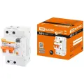 Диф. автомат АД12 2P, C25, 300мА, 4,5кА, тип АС, 3 мод, TDM