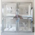 Коробка для шаров Baby серебро 30см 4шт