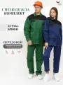 Рабочий костюм Передовой зеленый спецодежда спецодежда летняя мужская с брюками 56-58/182-188