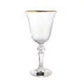 Набор бокалов для вина Crystalite Bohemia Лаура/Falco отводка золото 230 мл. / 6 шт.