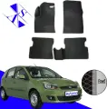 Автомобильные коврики EVA/ЕВА/ЭВА для Ford Fiesta MK5 (АКПП) 2002-2008 черный серый