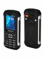 Телефон кнопочный Maxvi R11, Аккумулятор 2500 мАч, Защита IP68, Функция Powerbank, FM-радио, Черный