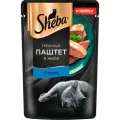 Влажный корм для взрослых кошек Sheba паштет в желе Лосось