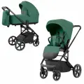 Коляска 2в1 Carrello Alfa CRL-6522 Meadow Green (Зеленый), всесезонная модель 2025 года с рождения и до 3 лет