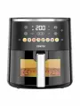 Аэрогриль электрический Centek CT-3106, Объем 6.5 л, Мощность 1750 Вт, Таймер 60 мин, Сенсорное управление, Черный