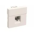 IEK РКИ-20-00-П RJ-45 UTP категория 5e информационная розетка, 2 модуля CKK-40D-RI2-K01