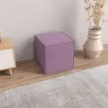 Пуф Куб 40х40 см, велюр сиреневый