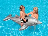 Надувная игрушка-наездник 175х66см Дельфин до 40кг, от 3 лет 58535 Intex