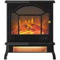 Электропечь InterFlame Jazz 2,0, черный, настольный, эффект живого огня
