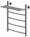 Полотенцесушитель водяной MyFrea MyLondon 600х500 мм с полкой хром
